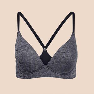 ADORE ME Helynn Black Contour Plunge Bra